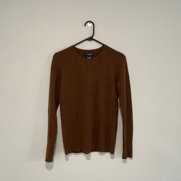 Sutton Studio Cashmere Brown Sweater Size S - Picture 2 of 10